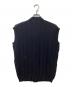 Unfolk (アンフォーク) Giza cotton vneck knit vest（ギザコットンブイネックニットベスト） ネイビー サイズ:Free：8000円