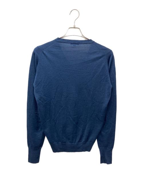 JOHN SMEDLEY（ジョンスメドレー）JOHN SMEDLEY (ジョンスメドレー) メリノウールカーディガン ネイビー サイズ:Sの古着・服飾アイテム