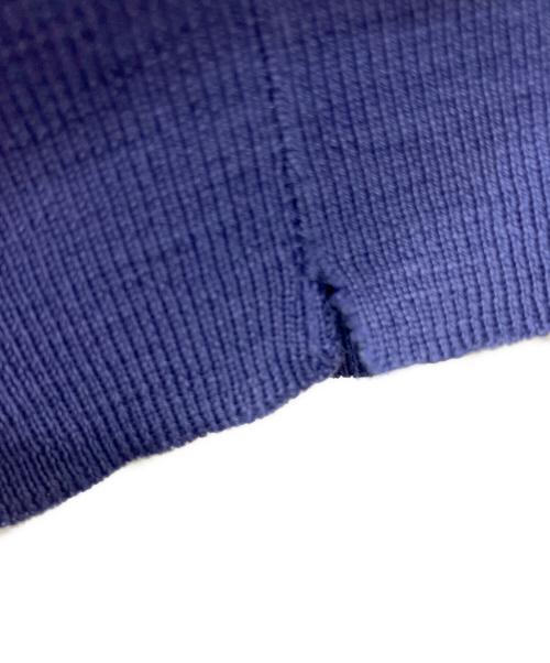 JOHN SMEDLEY（ジョンスメドレー）JOHN SMEDLEY (ジョンスメドレー) ウールVネックカーディガン パープル サイズ:Sの古着・服飾アイテム