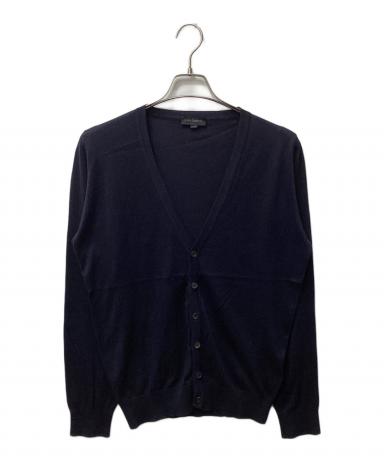 JOHN SMEDLEY ジョンスメドレー カーディガン S 青 【古着】【中古】【送料無料】 JOHN SMEDLEY - JOHN SMEDLEY ジョンスメドレー カーディガン S 青