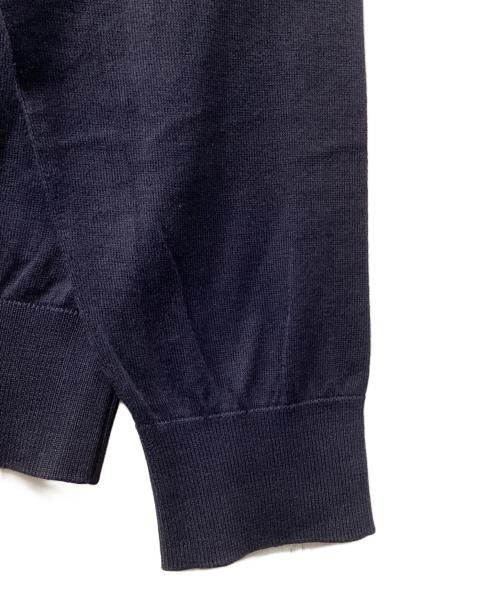 JOHN SMEDLEY（ジョンスメドレー）JOHN SMEDLEY (ジョンスメドレー) ウールVネックカーディガン ネイビー サイズ:Sの古着・服飾アイテム