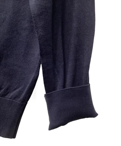 JOHN SMEDLEY（ジョンスメドレー）JOHN SMEDLEY (ジョンスメドレー) ウールVネックカーディガン ネイビー サイズ:Sの古着・服飾アイテム