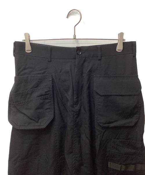 COMME des GARCONS HOMME PLUS（コムデギャルソンオムプリュス）COMME des GARCONS HOMME PLUS (コムデギャルソンオムプリュス) ウールサルエルショーツ ブラック サイズ:XSの古着・服飾アイテム