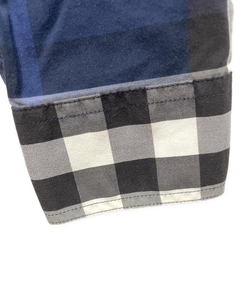 BURBERRY（バーバリー）BURBERRY (バーバリー) Stretch Cotton Poplin Shirt ブルー サイズ:Mの古着・服飾アイテム