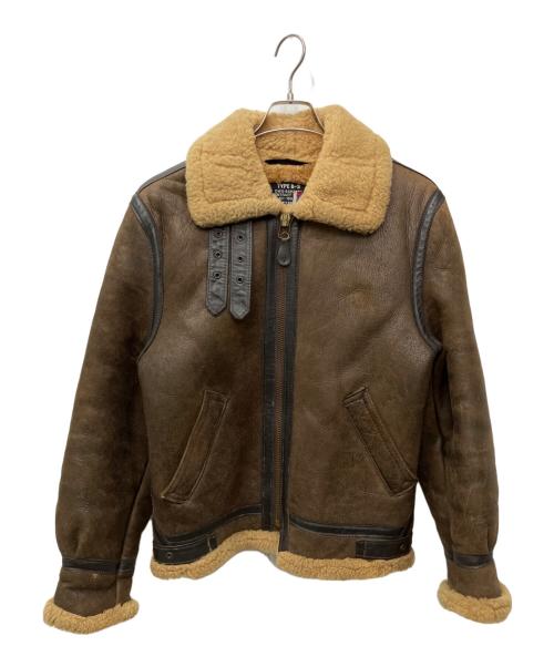 SCHOTT BROS.（ショット）SCHOTT BROS. (ショット) B-3 フライトジャケット ブラウン サイズ:34の古着・服飾アイテム