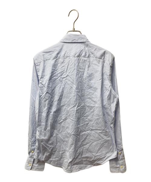 POLO RALPH LAUREN（ポロ・ラルフローレン）POLO RALPH LAUREN (ポロ・ラルフローレン) ストライプシャツ ブルー サイズ:４の古着・服飾アイテム