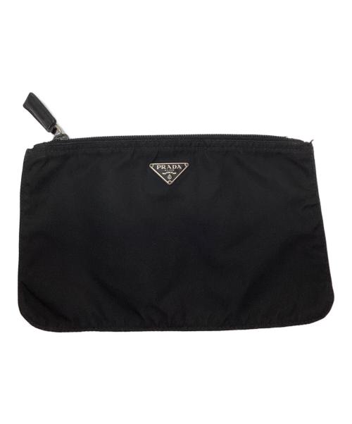 PRADA（プラダ）PRADA (プラダ) ナイロンポーチ ブラックの古着・服飾アイテム