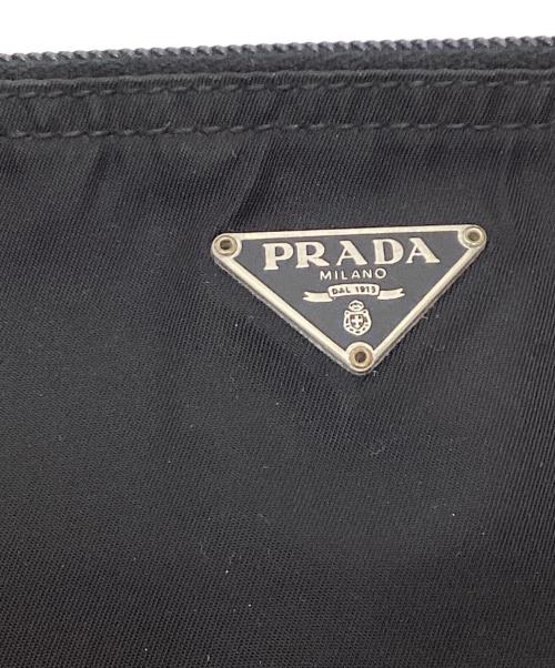 PRADA（プラダ）PRADA (プラダ) ナイロンポーチ ブラックの古着・服飾アイテム
