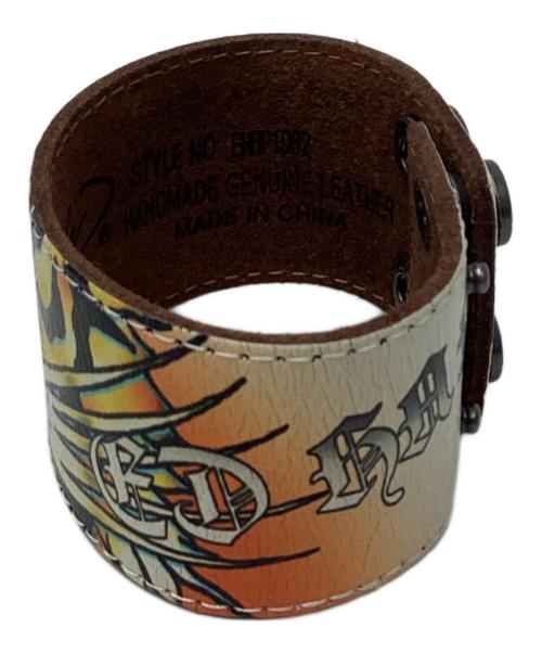 Ed Hardy（エド ハーディー）Ed Hardy (エド ハーディー) レザーバングル マルチカラーの古着・服飾アイテム