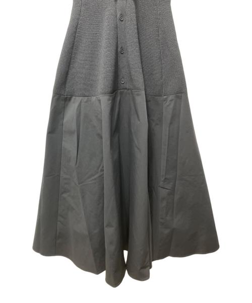 Bibiy.（ビビィ）Bibiy. (ビビィ) MIRIAM DRESS グレー サイズ:Freeの古着・服飾アイテム