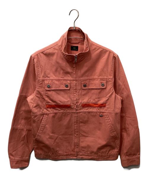LACOSTE（ラコステ）LACOSTE (ラコステ) ジップワークジャケット ピンク サイズ:52の古着・服飾アイテム