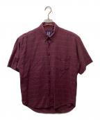 GAPギャップ）の古着「BDチェックシャツ」｜パープル