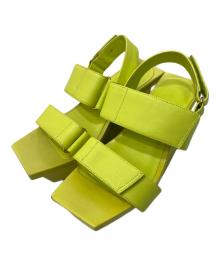 ISSEY MIYAKE×UNITED NUDE（イッセイミヤケ×ユナイテッドヌード）の古着「ROCK/ロックサンダル」｜黄緑