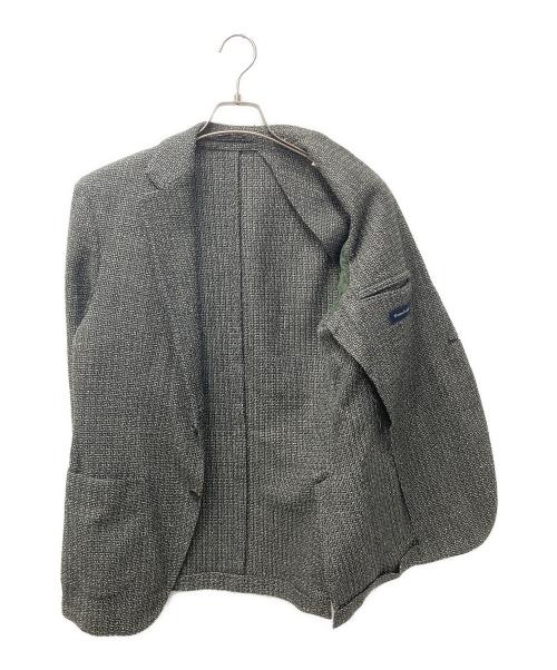 LARDINI（ラルディーニ）LARDINI (ラルディーニ) ガーメントダイ 段返り3つ釦ジャケット モスグリーン サイズ:48の古着・服飾アイテム