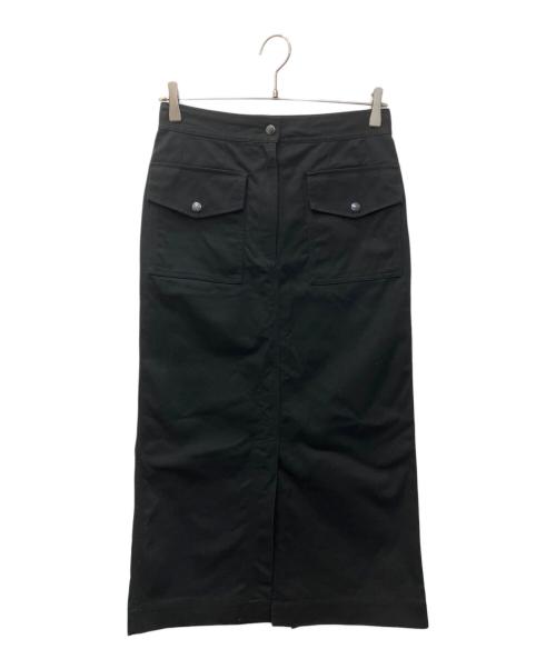 DRIES VAN NOTEN（ドリスヴァンノッテン）DRIES VAN NOTEN (ドリスヴァンノッテン) バックスリットタイトスカート ブラック サイズ:36の古着・服飾アイテム