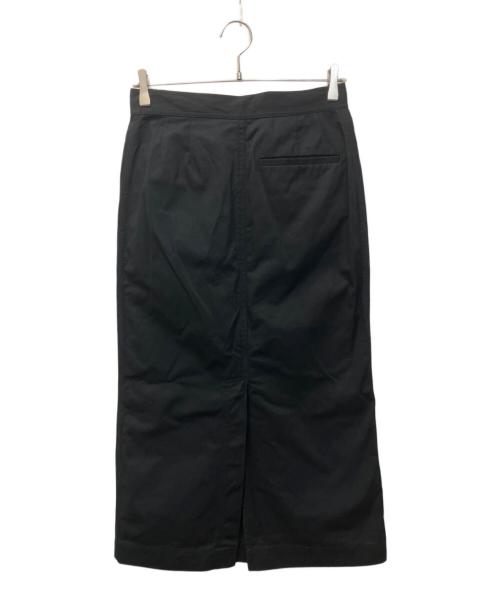 DRIES VAN NOTEN（ドリスヴァンノッテン）DRIES VAN NOTEN (ドリスヴァンノッテン) バックスリットタイトスカート ブラック サイズ:36の古着・服飾アイテム