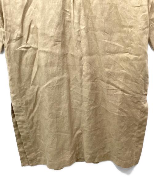 KAGURE（カグレ）kagure (カグレ) リネンVネックワンピース アイボリー サイズ:freeの古着・服飾アイテム