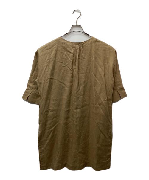 KAGURE（カグレ）kagure (カグレ) リネンVネックワンピース アイボリー サイズ:freeの古着・服飾アイテム