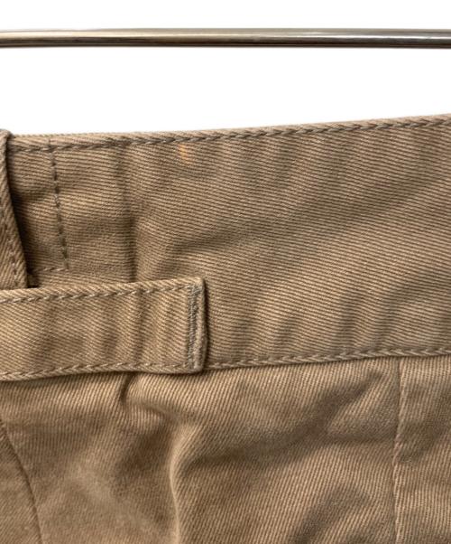 DOLCE & GABBANA（ドルチェ＆ガッバーナ）DOLCE & GABBANA (ドルチェ＆ガッバーナ) モールスキンテーパードパンツ ベージュ サイズ:48の古着・服飾アイテム