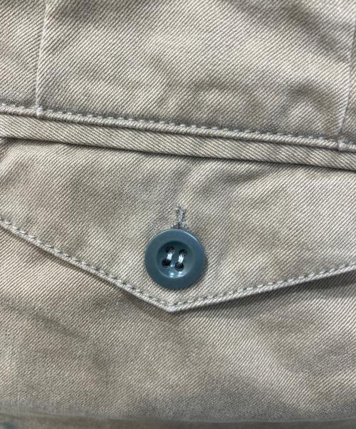 DOLCE & GABBANA（ドルチェ＆ガッバーナ）DOLCE & GABBANA (ドルチェ＆ガッバーナ) モールスキンテーパードパンツ ベージュ サイズ:48の古着・服飾アイテム