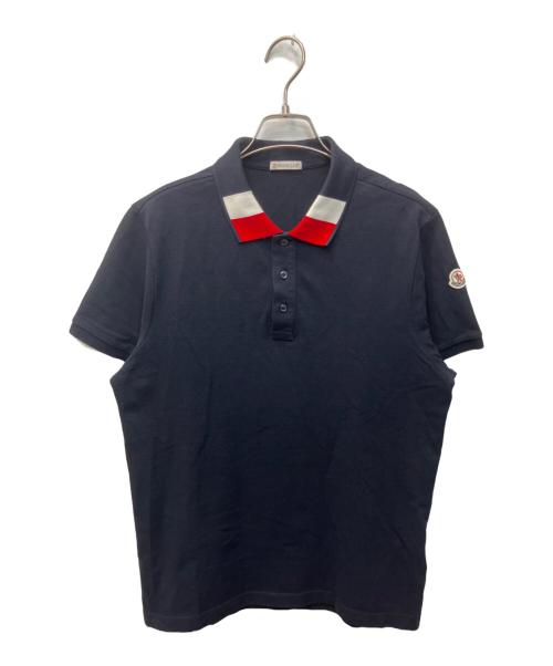 MONCLER（モンクレール）MONCLER (モンクレール) MAGLIA POLO/マリアポロシャツ ネイビー サイズ:Sの古着・服飾アイテム