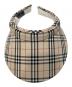 BURBERRY GOLF (バーバリーゴルフ) ノバチェックサンバイザー ベージュ：5000円