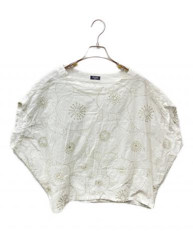 中古・古着通販】Marble SUD (マーブルシュッド) ワライ刺繍ブラウス