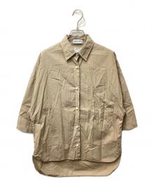 MADISON BLUE（マディソンブルー）の古着「J.BRADLEY SHIRT七分袖シャツ」｜ベージュ