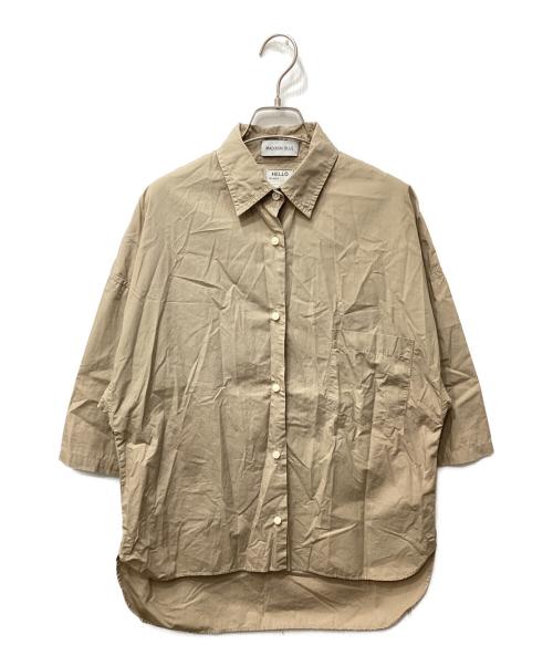 MADISON BLUE（マディソンブルー）MADISON BLUE (マディソンブルー) J.BRADLEY SHIRT七分袖シャツ ベージュ サイズ:01の古着・服飾アイテム