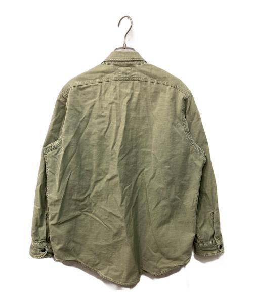 MADISON BLUE（マディソンブルー）MADISON BLUE (マディソンブルー) HAMPTON BACK SATIN SHIRT/ハンプトンバックサテンシャツ 黄緑 サイズ:02の古着・服飾アイテム