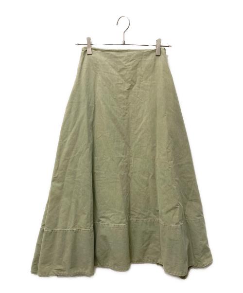 MADISON BLUE（マディソンブルー）MADISON BLUE (マディソンブルー) BACK SATIN MAXI FLARE SKIRT ブラック サイズ:００の古着・服飾アイテム