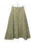 MADISON BLUE（マディソンブルー）の古着「BACK SATIN MAXI FLARE SKIRT」｜ブラック