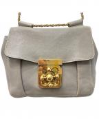 Chloeクロエ）の古着「エルシーチェーンショルダーバッグ」｜ベージュ