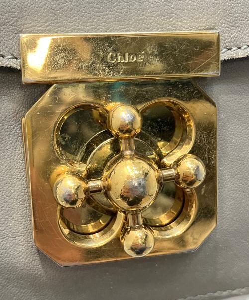 Chloe（クロエ）Chloe (クロエ) エルシーチェーンショルダーバッグ ベージュの古着・服飾アイテム