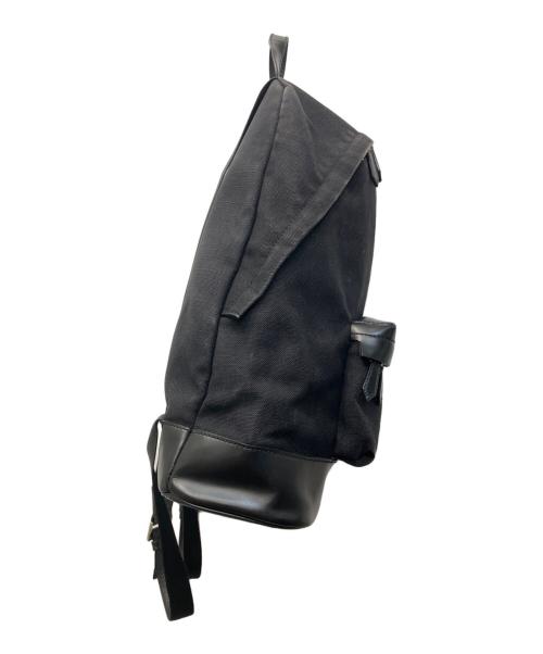 BALENCIAGA（バレンシアガ）BALENCIAGA (バレンシアガ) Canvas Leather Backpack/キャンバスレザーバックパック ブラックの古着・服飾アイテム