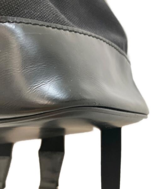 BALENCIAGA（バレンシアガ）BALENCIAGA (バレンシアガ) Canvas Leather Backpack/キャンバスレザーバックパック ブラックの古着・服飾アイテム