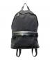 BALENCIAGA（バレンシアガ）の古着「Canvas Leather Backpack/キャンバスレザーバックパック」｜ブラック