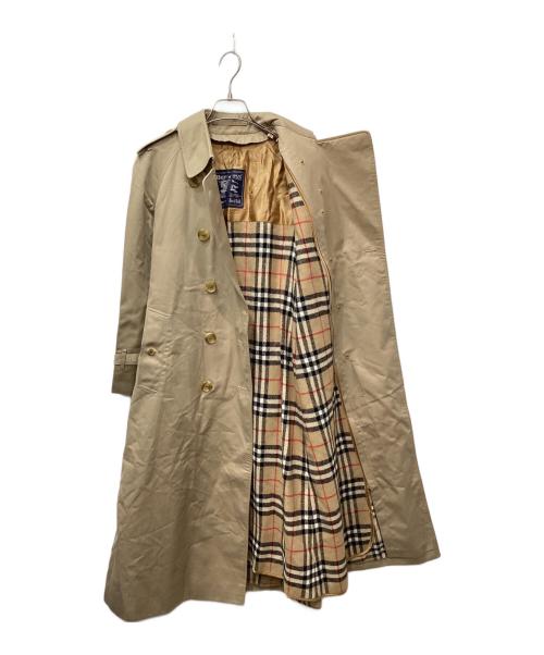 Burberry's（バーバリーズ）Burberry's (バーバリーズ) 裏ノバチェックライナー付トレンチコート ベージュ サイズ:採寸参照の古着・服飾アイテム