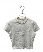ALEXANDER WANGアレキサンダー・ワン）の古着「バッグジップミニTシャツ」｜アイボリー