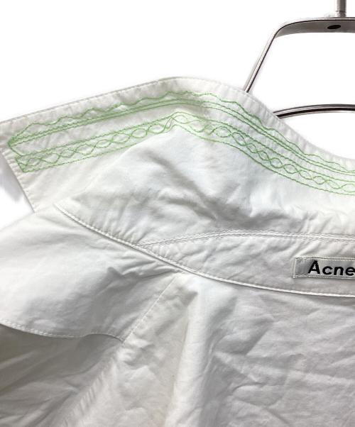 Acne studios（アクネ ストゥディオズ）ACNE STUDIOS (アクネ ストゥディオズ) オープンカラーシャツ ホワイト サイズ:34の古着・服飾アイテム