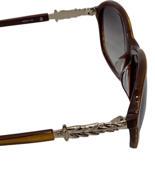 Vivienne Westwood（ヴィヴィアンウエストウッド）Vivienne Westwood (ヴィヴィアンウエストウッド) オーブテンプスサングラス レッドの古着・服飾アイテム