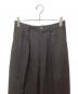 MAISON SPECIAL (メゾンスペシャル) Prime-Wide Forward Drop Two Tucks Pants（プライムワイドフォワードドロップツータックスラックス） グレー サイズ:01：5000円