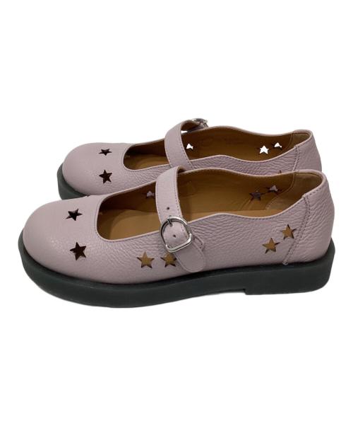 Acne studios（アクネ ストゥディオズ）Acne studios (アクネ ストゥディオズ) Beryjane Mary Jane Leather Flats ライトピンク サイズ:38の古着・服飾アイテム