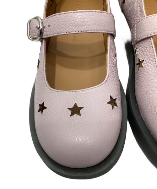 Acne studios（アクネ ストゥディオズ）Acne studios (アクネ ストゥディオズ) Beryjane Mary Jane Leather Flats ライトピンク サイズ:38の古着・服飾アイテム