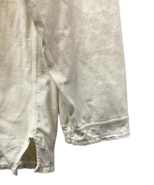 STONE ISLAND（ストーンアイランド）STONE ISLAND (ストーンアイランド) ロゴプリントカットソー アイボリー サイズ:Lの古着・服飾アイテム