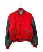 FLYNNTAN LEATHERフライングタン レザー）の古着「スタジャン」｜レッド