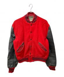 FLYNNTAN LEATHER（フライングタン レザー）の古着「スタジャン」｜レッド