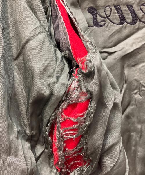 FLYNNTAN LEATHER（フライングタン レザー）FLYNNTAN LEATHER (フライングタン レザー) スタジャン レッド サイズ:採寸参照の古着・服飾アイテム
