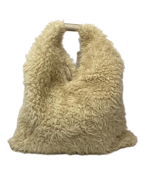 MM6 Maison Margiela（エムエムシックスメゾンマルジェラ）MM6 Maison Margiela (エムエムシックスメゾンマルジェラ) フェイクファージャパニーズトート ベージュの古着・服飾アイテム