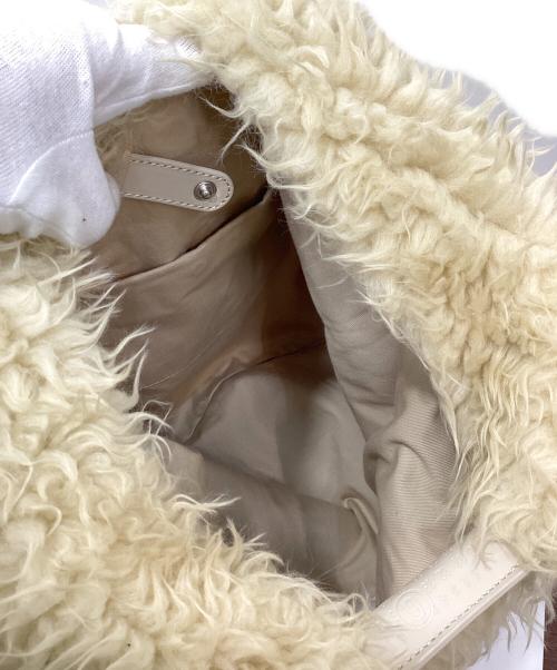 MM6 Maison Margiela（エムエムシックスメゾンマルジェラ）MM6 Maison Margiela (エムエムシックスメゾンマルジェラ) フェイクファージャパニーズトート ベージュの古着・服飾アイテム